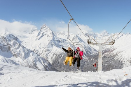 Домбай: Горнолыжный Экстрим с 42% Скидкой! - Россия